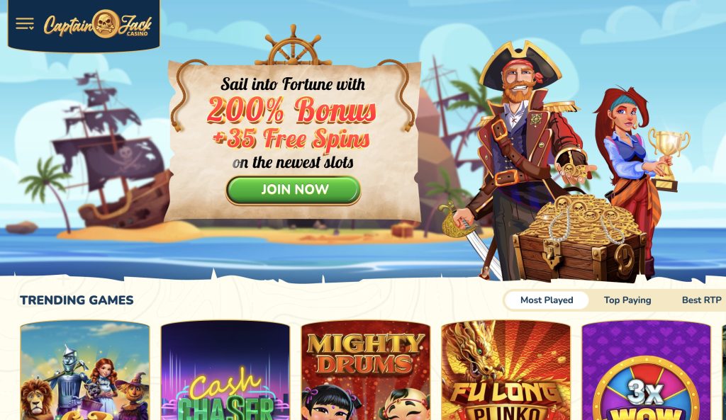 Captain Jack New York Online Casino